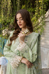 MEHMAL-MINT BLISS-LAWN EMBROIDERED-MBN-06