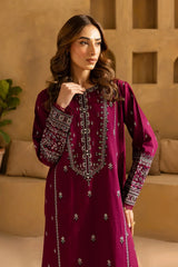 BATIK-2PC LAWN EMBROIDERED SEQUIN SHIRT AND EMBROIDERED TROUSER-BIC-225 Asasayfakhir