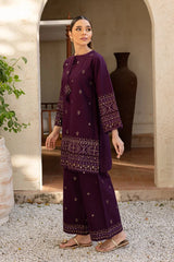 BATIK-2PC LAWN SEQUIN EMBROIDERED SHIRT WITH SEQUIN EMBROIDERED TROUSER-BIC-202 Asasay Fakhir