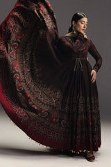 ZARA SHAH JAHAN-3PC DIGITAL PRINTED FROCK WITH SILK PRINTED DUPATTA & PRINT TROUSER-BIC-071 Asasay Fakhir