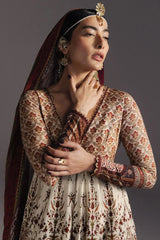 ZARA SHAH JAHAN-3PC DIGITAL PRINTED FROCK WITH SILK PRINTED DUPATTA & DYED TROUSER-BIC-068 Asasay Fakhir