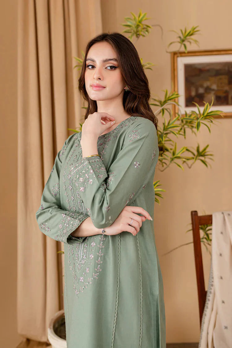 BATIK-3PC LAWN EMBROIDERED SHIRT WITH LAWN EMBROIDERED DUPATTA AND TROUSER-BIC-4622 Asasay Fakhir