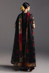 ZARA SHAH JAHAN-3PC DIGITAL PRINTED FROCK WITH SILK PRINTED DUPATTA & DYED TROUSER-BIC-066 Asasay Fakhir