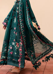 SUFFUSE-3PC LAWN EMBROIDERED SHIRT WITH ORGANZA EMBROIDERED DUPATTA AND TROUSER -BIC-4733 Asasay Fakhir
