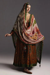 ZARA SHAH JAHAN-3PC DIGITAL PRINTED FROCK WITH SILK PRINTED DUPATTA & DYED TROUSER-BIC-062 Asasay Fakhir