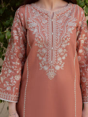 BATIK-2PIECE LAWN SEQUIN EMB SHIRT WITH LAWN EMB SLEEVES-BIC-238 Asasay Fakhir