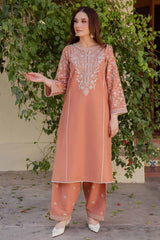 BATIK-2PIECE LAWN SEQUIN EMB SHIRT WITH LAWN EMB SLEEVES-BIC-238 Asasay Fakhir