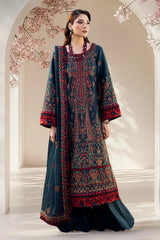 ASIM JOFA-3PC LAWN EMBROIDERED SHIRT WITH KHAADI NET EMBROIDERED DUPATTA AND TROUSER -BIC-4679 Asasay Fakhir