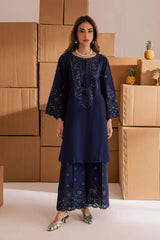 BATIK-2PIECE LAWN SEQUIN & CHIKAN EMB NECKLINE WITH SEQUIN EMB TROUSER-BIC-245 Asasayfakhir