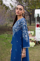 BATIK- 3PC LAWN EMBROIDERED SHIRT WITH CHIFFON EMBROIDERED DUPATTA AND EMB TROUSER-BIC-4812 Asasay Fakhir