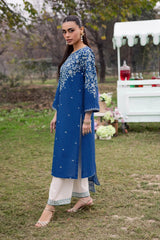 BATIK- 3PC LAWN EMBROIDERED SHIRT WITH CHIFFON EMBROIDERED DUPATTA AND EMB TROUSER-BIC-4812 Asasay Fakhir