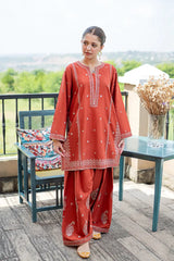 URGE-2PIECE LAWN EMBROIDERED SHIRT WITH LAWN EMBROIDERED TROUSER-BIC-244 Asasayfakhir