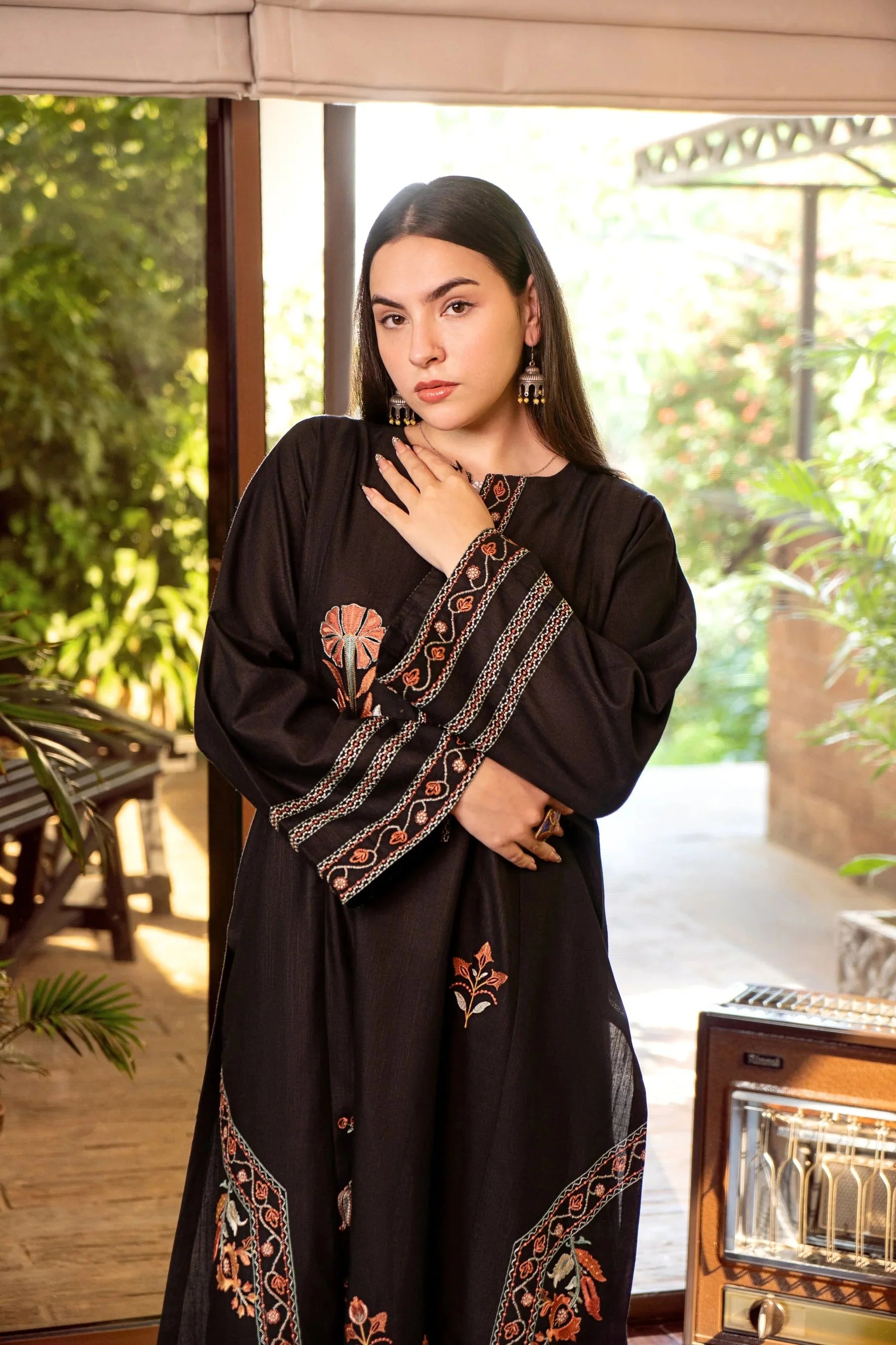 URGE-2PC LAWN EMBROIDERED SHIRT WITH EMBROIDRED TROUSER-BIC-132 Asasayfakhir