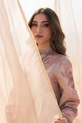 RANG RASIYA-3PC LAWN LASERWORK & SEQUIN EMBROIDERED SHIRT WITH KHAADI NET SEQUIN EMBROIDERED DUPATTA AND TROUSER -BIC-4796 Asasay Fakhir