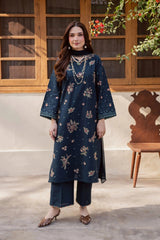 BATIK-3PC LAWN SEQUIN EMBROIDERED SHIRT WITH CHIFFON EMBROIDERED DUPATTA AND TROUSER-BIC-4863 Asasay Fakhir