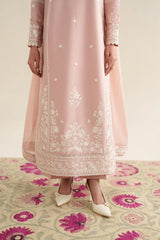 ZAIB-3PC LAWN EMBROIDERED SHIRT WITH CHIFFON EMB DUPATTA AND TROUSER-BIC-4915