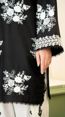 ZARA SHAHJAHAN-3PC LAWN EMBROIDERED SHIRT WITH CHIFFON PRINTED DUPATTA AND EMB TROUSER-BIC-4876 Asasay Fakhir