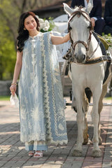 RANG RASIYA-3PC LAWN EMBROIDERED SHIRT WITH CHIFFON PRINTED EMB DUPATTA AND TROUSER-BIC-4882 Asasayfakhir