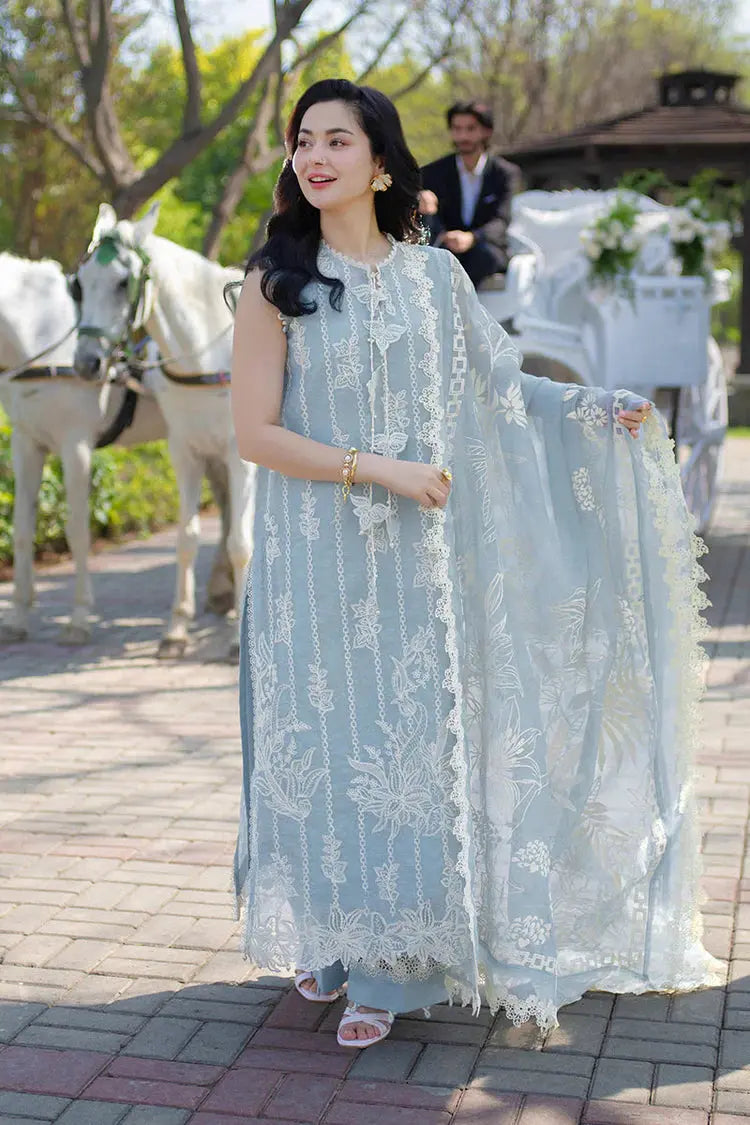 RANG RASIYA-3PC LAWN EMBROIDERED SHIRT WITH CHIFFON PRINTED EMB DUPATTA AND TROUSER-BIC-4882 Asasayfakhir