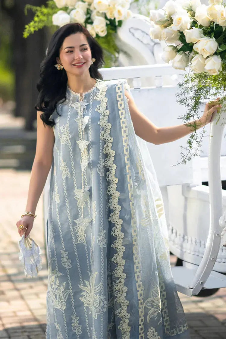 RANG RASIYA-3PC LAWN EMBROIDERED SHIRT WITH CHIFFON PRINTED EMB DUPATTA AND TROUSER-BIC-4882 Asasayfakhir