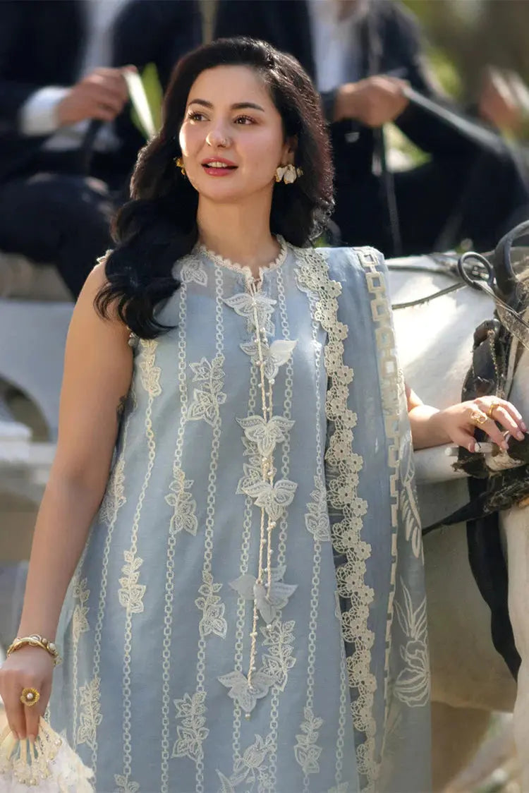 RANG RASIYA-3PC LAWN EMBROIDERED SHIRT WITH CHIFFON PRINTED EMB DUPATTA AND TROUSER-BIC-4882 Asasayfakhir
