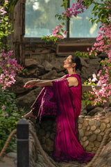 RANG RASIYA-3PC LAWN SEQUIN EMBROIDERED SHIRT WITH KHADDI NET EMB DUPATTA AND EMB TROUSER-BIC-4888 Asasay Fakhir