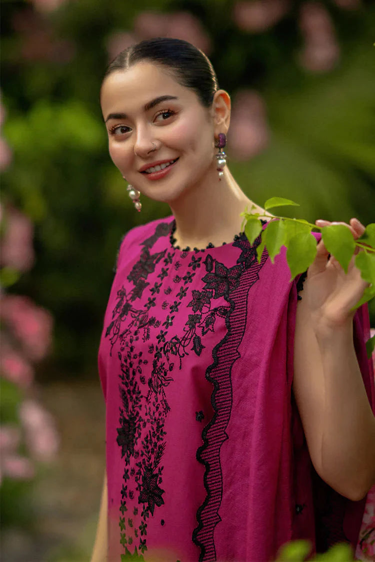 RANG RASIYA-3PC LAWN SEQUIN EMBROIDERED SHIRT WITH KHADDI NET EMB DUPATTA AND EMB TROUSER-BIC-4888 Asasay Fakhir