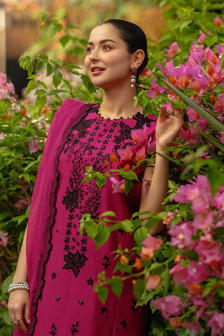 RANG RASIYA-3PC LAWN SEQUIN EMBROIDERED SHIRT WITH KHADDI NET EMB DUPATTA AND EMB TROUSER-BIC-4888 Asasay Fakhir