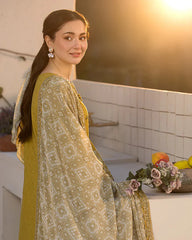 JADE-3PC LAWN SEQUIN EMBROIDERED SHIRT WITH CHIFFON PRINTED EMB DUPATTA & TROUSER-BIC-4528 Asasayfakhir