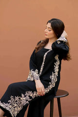 LAJWANTI-2PC LAWN EMBROIDERED SHIRT WITH LAWN EMBROIDERED SLEEVES-BIC-214 Asasayfakhir
