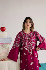 BATIK-2PC LAWN EMBROIDERED SHIRT WITH LAWN EMBROIDERED SLEEVES-BIC-268